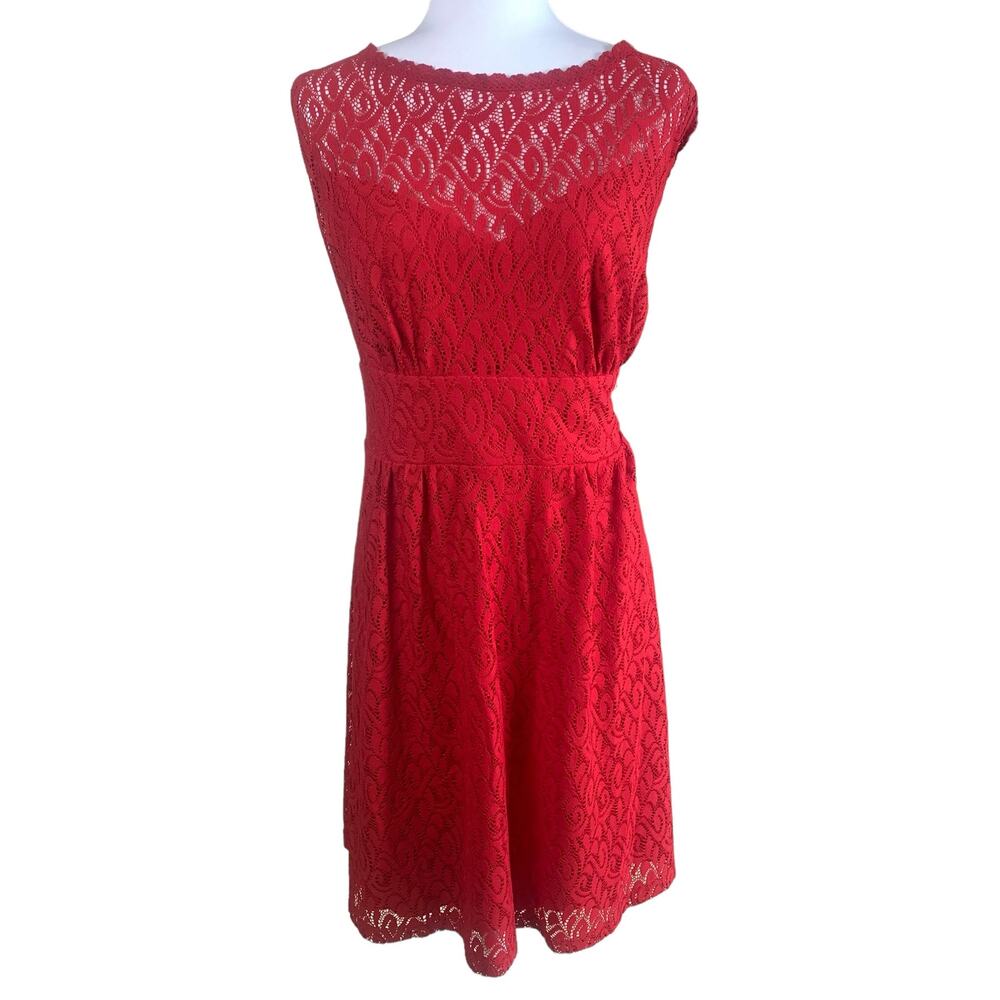 dressbarn Red Lace Dress